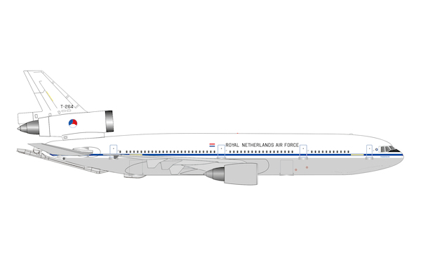 Douglas KC10 Extender KDC10 KLU Royal Netherlands Air Force 334 Sqd T-264 538374