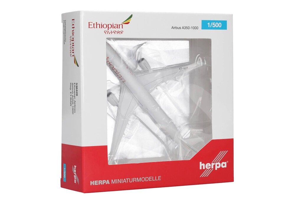 Herpa Wings 538428 Airbus A350-1000 Ethiopian Airlines ET-BAW