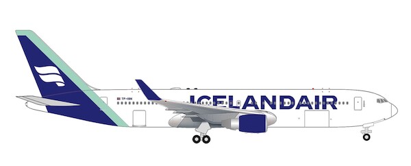 Boeing 767-300 Icelandair Borreal blue tail stripe TF-ISN  539241
