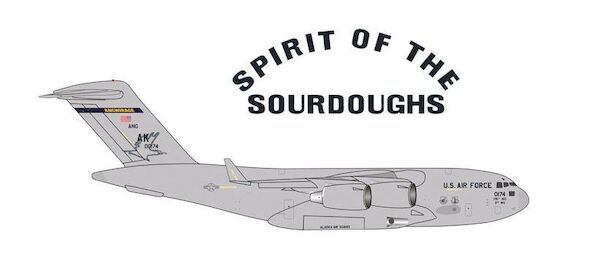 Boeing C-17A Gl.obemaster III USAF Alaska ANG 517th Sqd., Elmendorf 00174/AK 539920