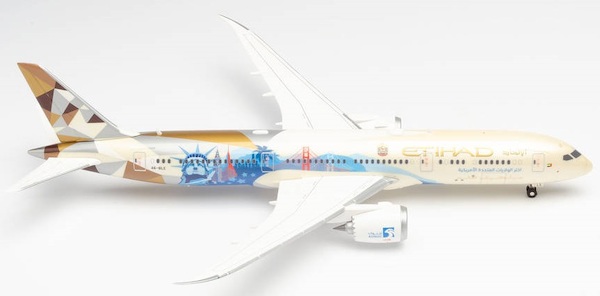 Boeing 787-9 Dreamliner Etihad "Choose the USA" A6-BLE 571340