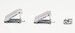 Airport Accessories Historic Stairs (2 st.) + tractor (1 st.) Air France 571876
