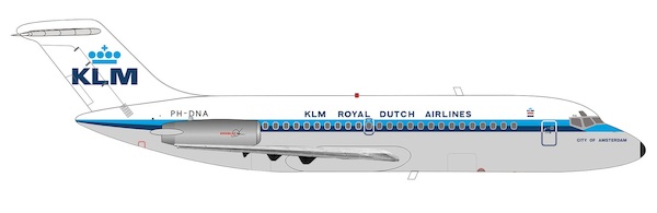 Douglas DC9-15 KLM Amsterdam PH-DNA  572224