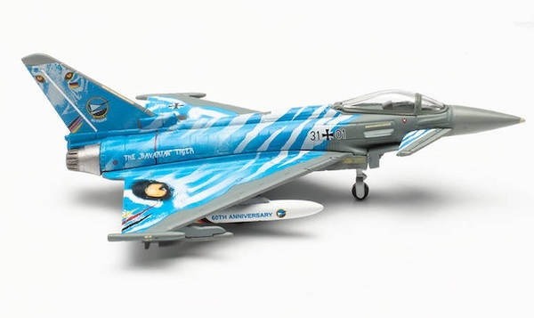 Eurofighter EF-2000 Typhoon Luftwaffe 74 Bavarian Tigers 60th Anniversary 31+01 572507