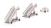 Airport Accessories Historic Stairs (2 st.) + tractor (1 st.) TWA  573122