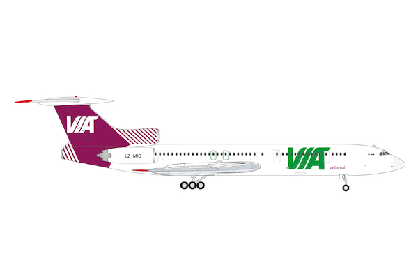 Tupolev Tu154M Air Via LZ-MIG 573214