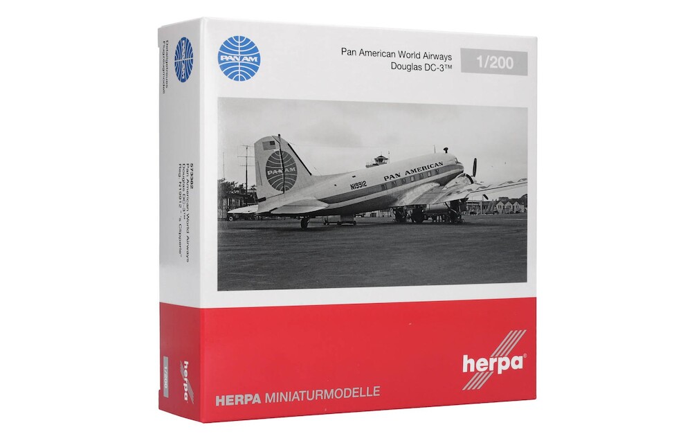 Herpa Wings 573382 Douglas DC3 Pan American World Airways 