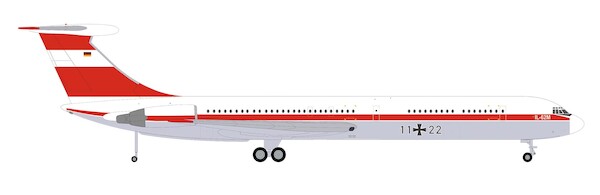 Ilyushin IL62M Luftwaffe Flugbereitschaft 11+22 573412