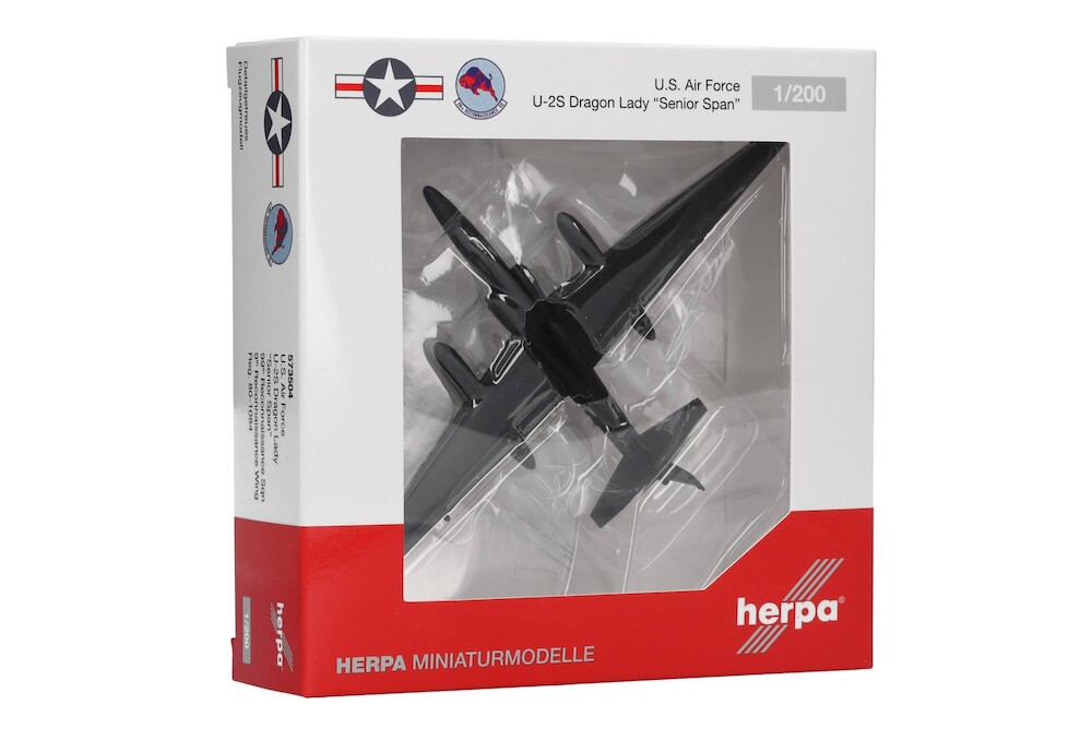 Herpa Wings 573504 Lockheed U-2S Dragon Lady USAAF 