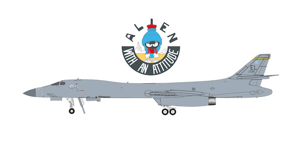 B1B Lancer USAF 37th Bomb Sqn, Ellsworth AB "Alien with an Attitude" 86-0108 573658