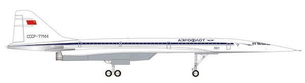 Tupolev Tu144S Tupolev Design Bureau Le Bourget 1975 CCCP-77144  573870