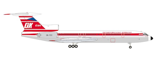 Tupolev Tu154M CSA Czechoslovak Airlines Teplice OK-TCC  574051
