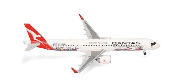 Airbus A321XLR Qantas Great Barrier Reef livery Coral Sea VH-OGG 574075