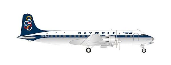 Douglas DC-6 (B) Olympic Airways Isle of Lesvos SX-DAM 574150