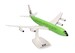 Boeing 707-300 Braniff solid lime green N7097 614009