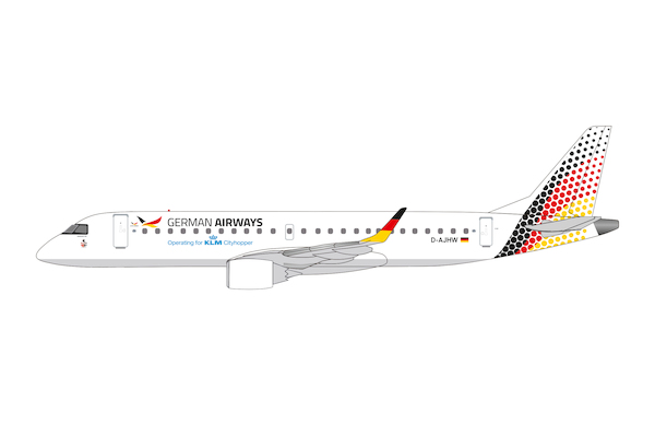 Embraer ERJ190 German Airways "Operating for KLM Cityhopper" D-AJHW 614870
