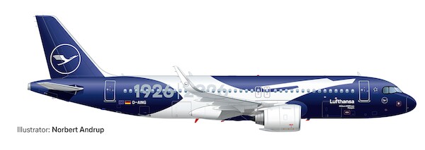Airbus A320neo Lufthansa 100 years D-AING  615105