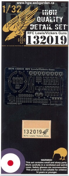 RFC Lewis/Vickers Guns detail set  HGW132019