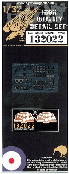 DH.9a "NINAK" PE set + decal - NEW HGW132022