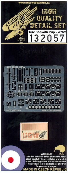 Sopwith Pup Detail set (Wingnuts)  HGW132057