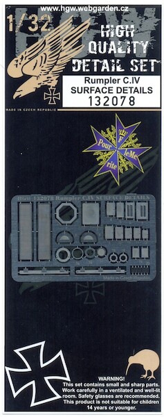 Rumpler C.IV SURFACE DETAILS HGW132078