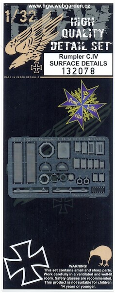 Rumpler C.IV SURFACE DETAILS  HGW132078