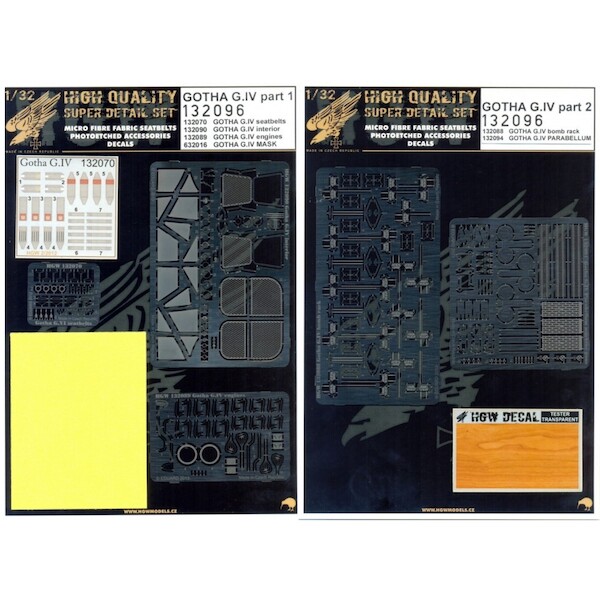 Gotha G.IV Super detail set (Wingnut) HGW132096