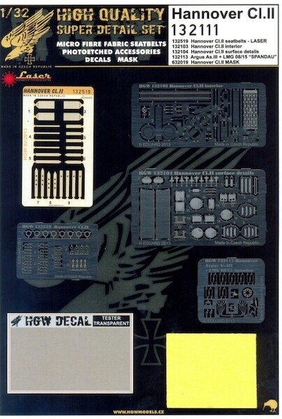 Hannover CLII super detail set (Wingnut)  HGW132111