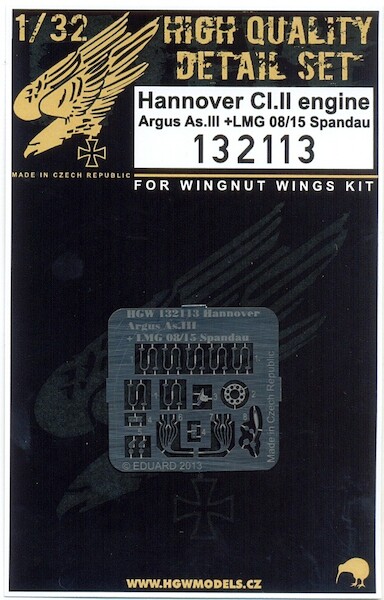 Argus ASIII + LMG 08/13 Spandau detailset for Hannover CLII HGW132113