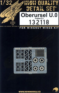 Oberursel U.0 Engine Detail set (Fokker E1) HGW132118