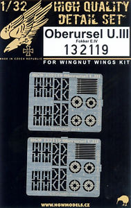 Oberursel U.III Engine Detail set (Fokker EIV) HGW132119