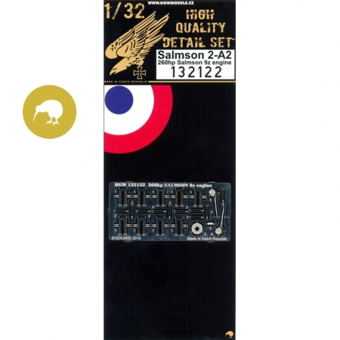 Salmson 9z 260HP Engine Detail set (Salmson 2A2) HGW132122