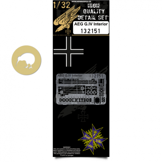 AEG G.IV Interior Detail set (Wingnut Wings)  HGW132151