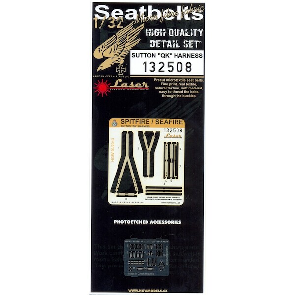 Sutton QK Harness set Laser cut (Spitfire/Seafire) HGW132508