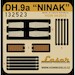 DH9a ''Ninak" Seatbelt set Laser cut (Wingnut)  HGW132523