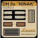 DH9a ''Ninak" Seatbelt set Laser cut (Wingnut) HGW132523