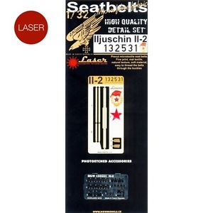 Ilyushin IL2 Pilot seat belts (Hobby Boss)  HGW132531