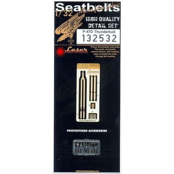 P47D Thunderbolt Pilot seat belts HGW132532