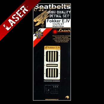 Fokker E.IV Pilot seat belts (Wing Nut Wings)  HGW132537