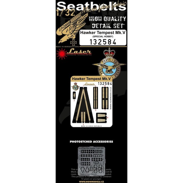 Hawker Tempest MKV Seatbelts (Special Hobby) HGW132584
