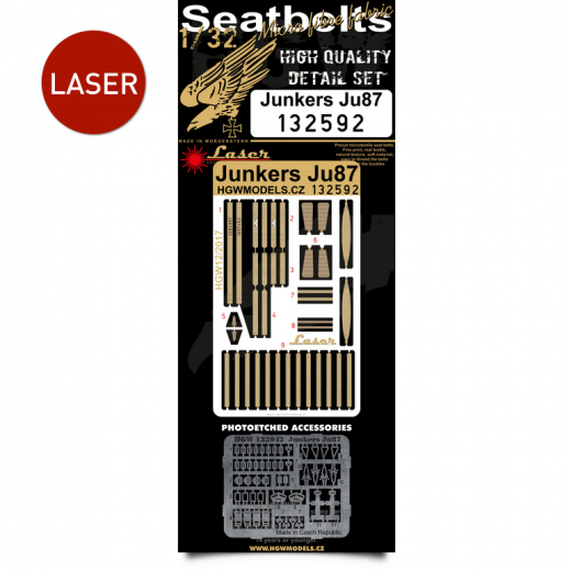 Junkers Ju87 Stuka Seatbelts (Trumpeter) HGW132592