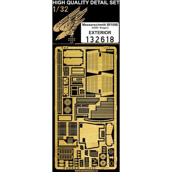 Messerschmitt Bf109E Exterior detail set (Dragon/HGW)  HGW132618