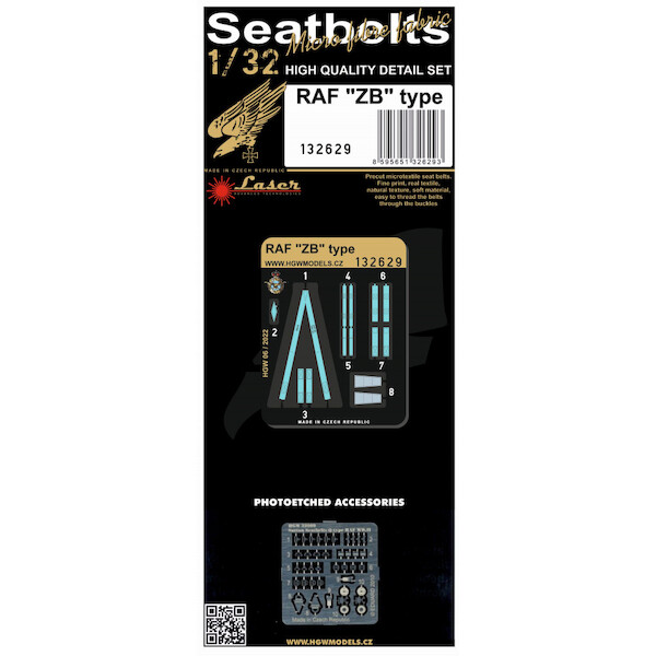 RAF "ZB" Seatbelts and Buckles. Used on Sea Fury HGW132629