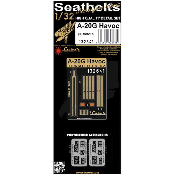 A20G Havoc Seatbelts and Buckles.(Hong Kong Models)  HGW132641