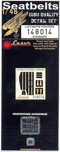 WWII Luftwaffe fighter Standard Seatbelts and Buckles HGW148014