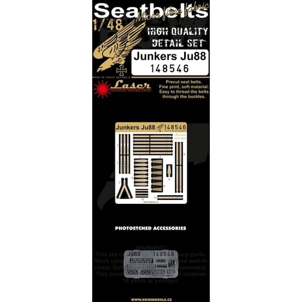 Junkers Ju88 Seatbelts and Buckles HGW148546