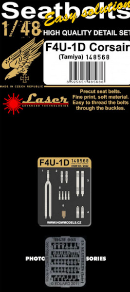 F4U-1D Corsair seatbelt and buckles (Tamiya) HGW148568