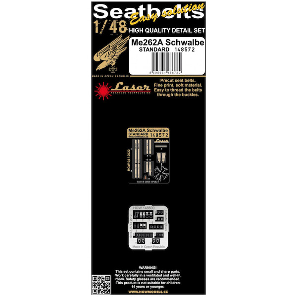 Messerschmitt Me262A Schwalbe (Standard) seatbelt and buckles HGW148572