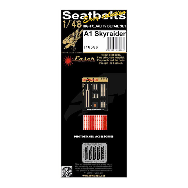 A1 Skyraider seatbelt and buckles HGW148586