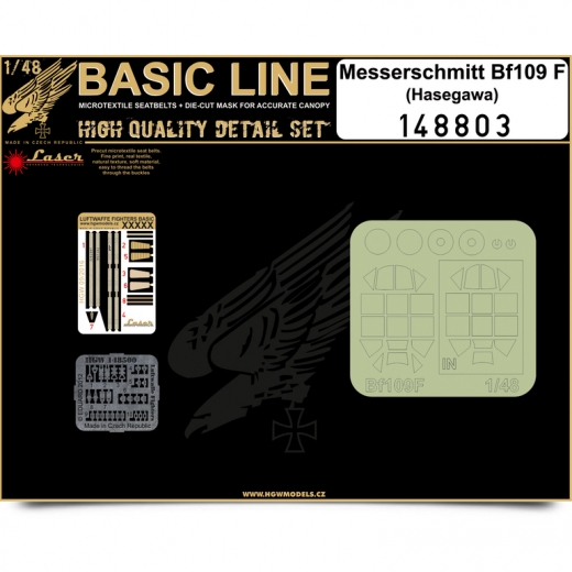 Messerschmitt BF109F Basic line detail set (Hasegawa)  HGW148803
